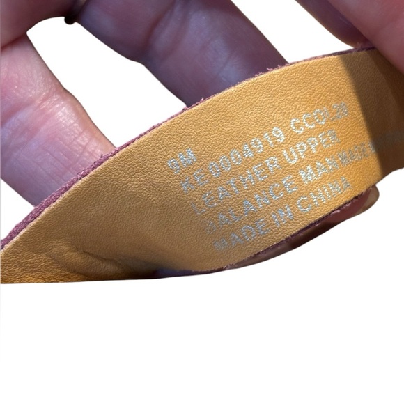 Korkease Blake T strap purple mauve leather thong shoe size 9 - Picture 6 of 7